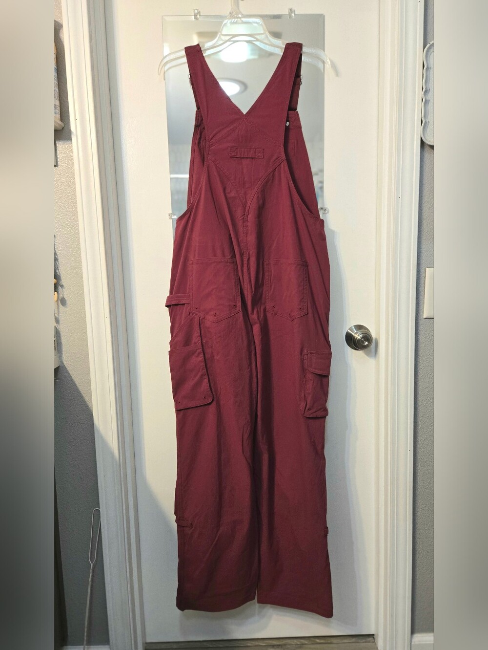 Duluth Trading Co. Maroon Garden Overalls - Picture 4 of 5